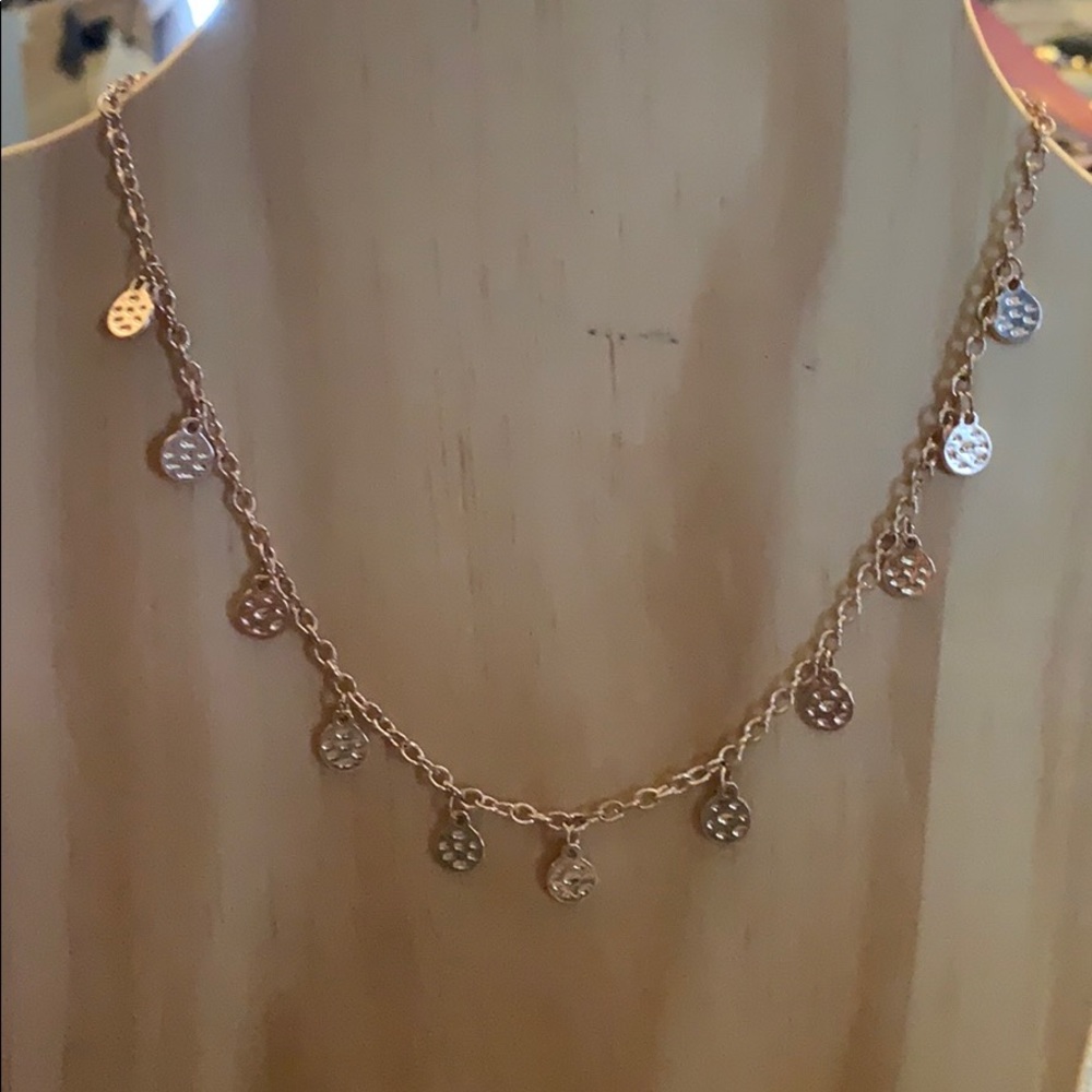 Matching necklace and earrings set